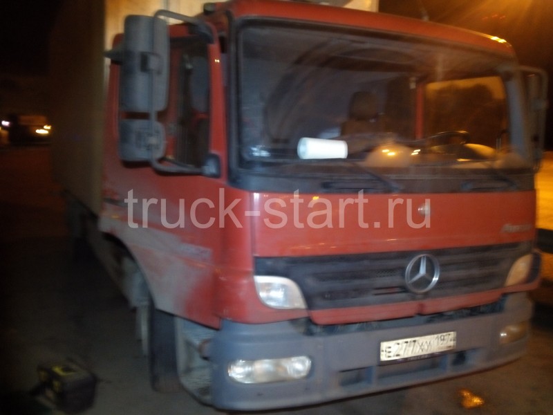 Диагностика Mercedes Atego на выезде.